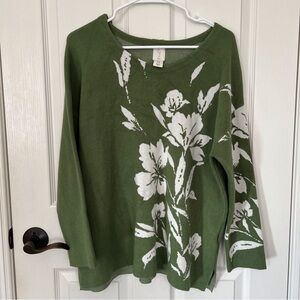 Joie Floral Knit Sweater